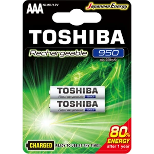 Toshıba 950 Mah Şarjlı Ince Pil 2'li