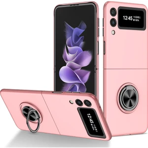 Samsung Galaxy Z Flip 3 İçin Düşmeye Karşı Koruma Telefon Kılıfı Araba Manyetik Halka Tutuculu (Yurt Dışından)
