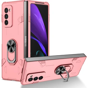 Samsung Galaxy Z Fold 2 İçin Düşmeye Karşı Koruma Telefon Kılıfı Araba Manyetik Halka Tutuculu (Yurt Dışından)