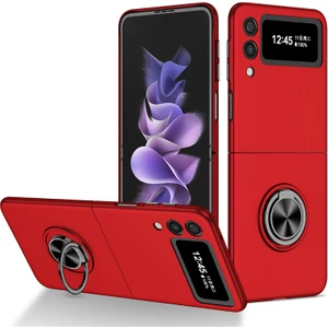 Samsung Galaxy Z Flip 3 İçin Düşmeye Karşı Koruma Telefon Kılıfı Araba Manyetik Halka Tutuculu (Yurt Dışından)