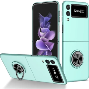 Samsung Galaxy Z Flip 3 İçin Düşmeye Karşı Koruma Telefon Kılıfı Araba Manyetik Halka Tutuculu (Yurt Dışından)