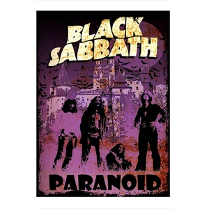 Black Sabbath Tasarım Ahşap Tablo