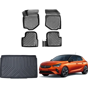 Opel Corsa F 2020+ Rizline 3D Paspas ve Bagaj Havuzu