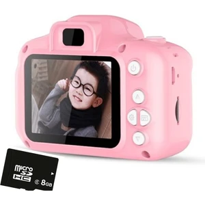 Mini 1080P Çocuklar Için Dijital Fotoğraf Makinesi 8 GB Sd Kartlı Hdoyunyüklü
