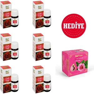 Bio Vitals 6 Adet Gül Yağı 20 ml Hediye 1 Adet Gül Sabun 125 gr