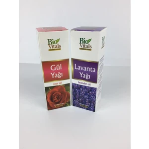 Bio Vitals Gül-Lavanta Yağı 20 ml 2li Set