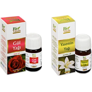 Bio Vitals Gül ve Yasemin Aromatik Masaj Cilt Bakım Yağ Seti 20 ml