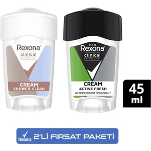 Clinical Protection Kadın Stick Deodorant 45 ml + Erkek Stick Deodorant 45 ml