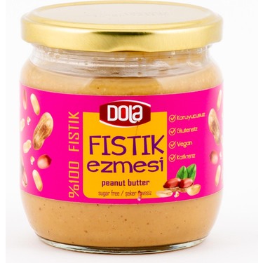 Dola %100 Doğal Fıstık Ezmesi Şekersiz 320 gr Fiyatı