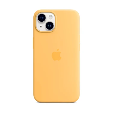 Apple iPhone 14 Silicone Case With Magsafe - Sunglow