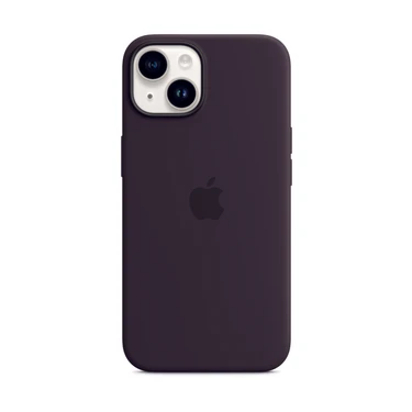 Apple iPhone 14 Silicone Case With Magsafe - Elderberry