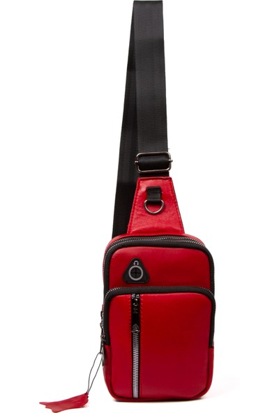Kindfox Deri Unisex Kulaklık Çıkışlı Mini Bodybag | Omuz Çantası | Çapraz Çanta