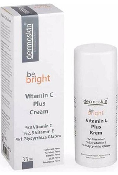 Dermo Dermoskin Be Bright Vitamin C Plus Krem 33 ml
