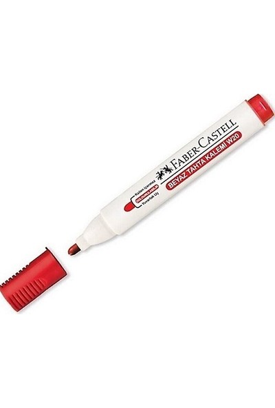 Faber-Castell Beyaz Tahta Kalemi Kırmızı Doldurulabilir