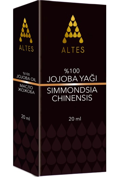 Altes %100 Saf Jojoba Yağı / Jojoba Oil / Soğuk Sıkım 20ML