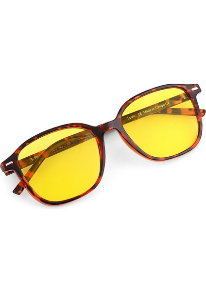 Louis Leopard Yellow Güneş Gözlüğü