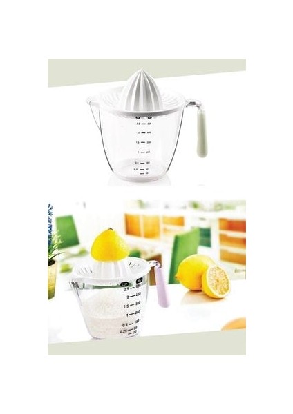 Meyve Suyu Narenciye Portakal Limon Sıkacağı & Ölçü Kabı 500 ml Mutfak Gereci