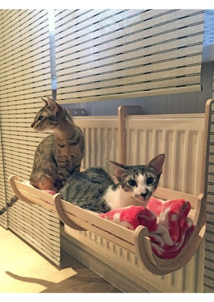 Kalorifer Askılı Kedi Yatağı