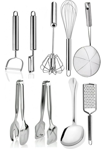 9 Parça Yemek Hazırlık Pratik Mutfak Çeyiz Seti