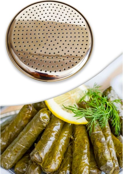 Sarma Pişirme Altlığı Paslanmaz Çelik Yapışmaz Süzgeç Pratik Ev Gereci