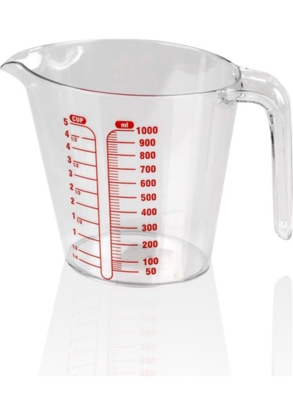 1000CC Akrilik Ölçü Kabı