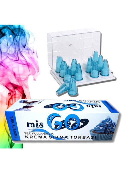 Krema Sıkma Torbası 72 Li ve Poli Kırılmaz Duy Seti 12 Li