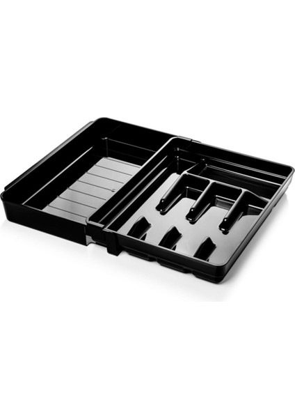 Ayarlanabilir Çekmece Içi Kaşıklık Siyah