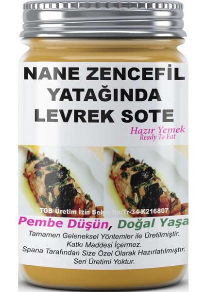 Nane Zencefil Yatağında Levrek Sote Tekne Kaptanından Ev Yapımı Katkısız 330GR