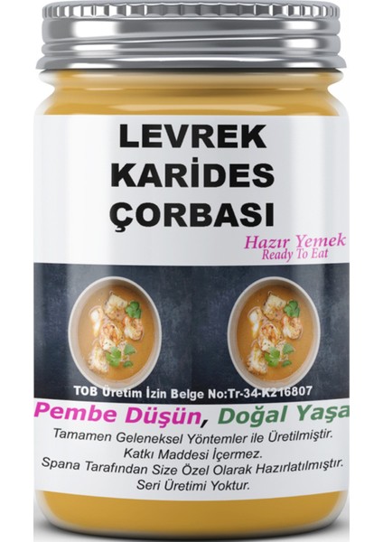Levrek Karides Çorbası Tekne Kaptanından Ev Yapımı Katkısız 330GR