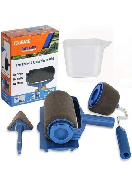 Damlatmayan Boya Rulosu Duvar Boyama Seti