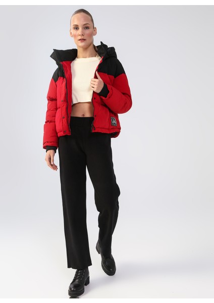 Kırmızı Kadın Mont K- fiyatları