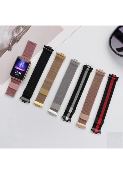 Huawei Watch Fit 2 Elegant Edition Kordon Metal Hasır fiyatları