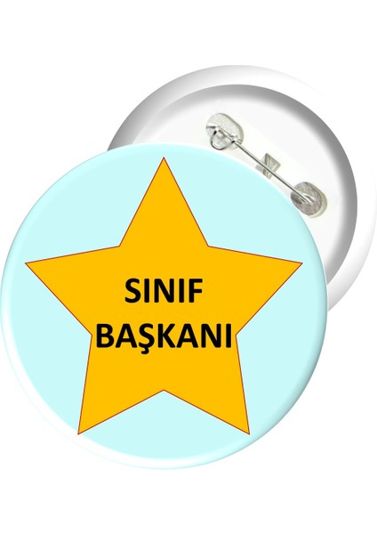 Misal Çocuk Rozet 14 - Sınıf Başkanı (10 Adet)