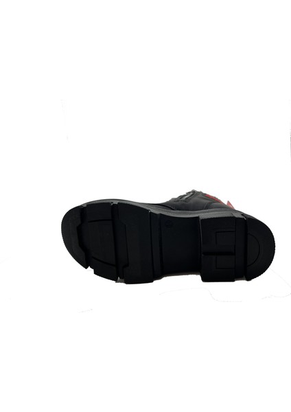 7655 Siyah Fermuarlı Kız Çocuk Bot indirimleri