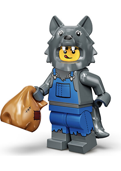 71034 Minifigür Seri 23 - 8 Wolf Costume (Kapalı Paket 1 Adet Minifigür)