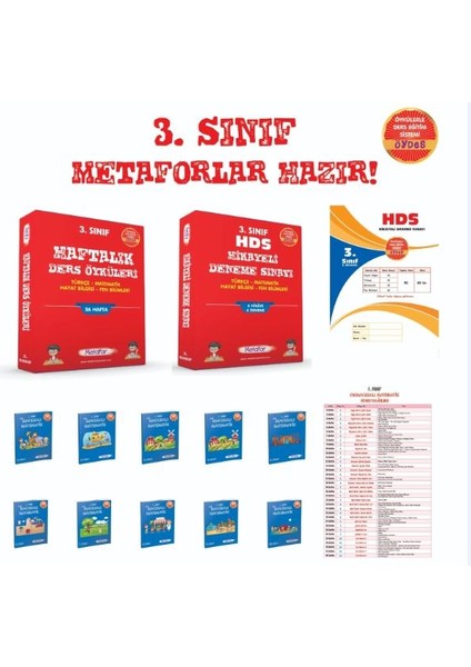 Metafor 3.sınıf Öykülerle Ders Eğitim Seti