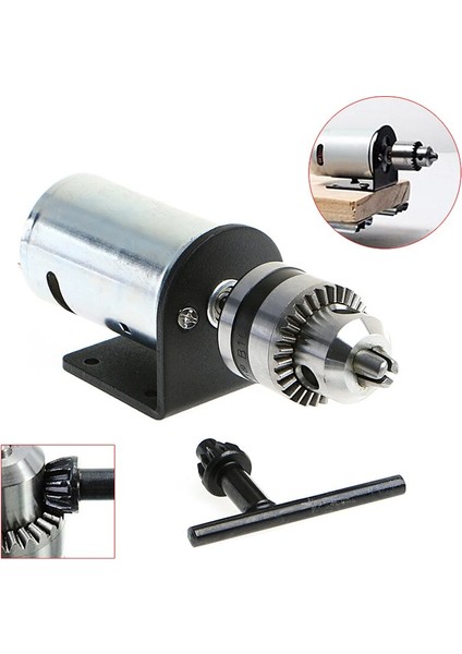 Rs 775 Dc Motor 14.4V 3000 Rpm ve Elektronik Hız Kontrol Tetik Seti Cnc Uygulama Proje Ödev