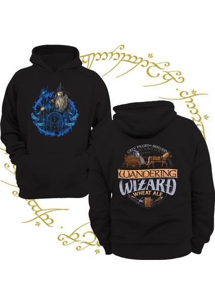 Yüzüklerin Efendisi Gandalf 3 Ipl. Şardonlu, Içi Polar, Çok Kalın, %100 Pamuk Hoodie