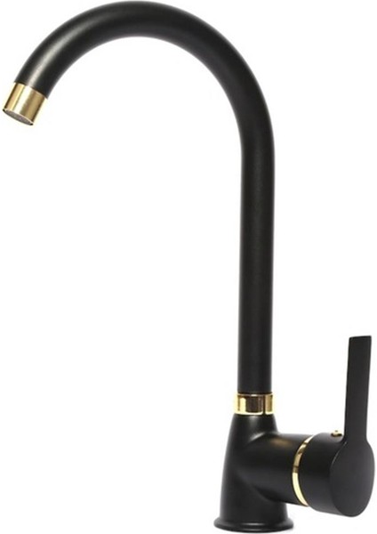 Siyah Gold Mutfak Eviye Batarya