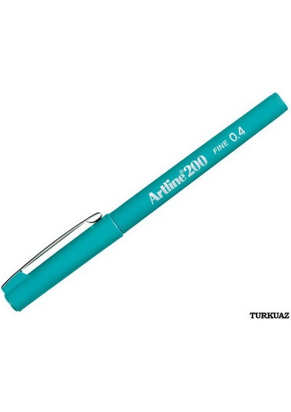200 Fineliner 0,4 Kalem Turkuaz
