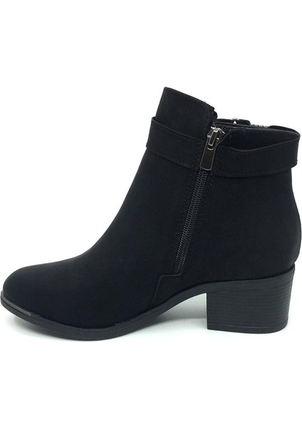 905 Kadın Kışlık Termo Kaymaz Taban Günlük Siyah Süet Topuklu Bot 36-40 modelleri