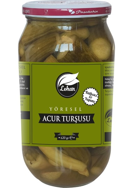 Ev Yapımı Yöresel Acur Turşusu Acılı 620 gr