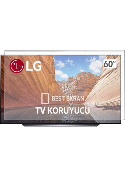 Lg 60PB690V Tv Ekran Koruyucu - Lg 60" Inç Tv Kırılmaz Koruyucu
