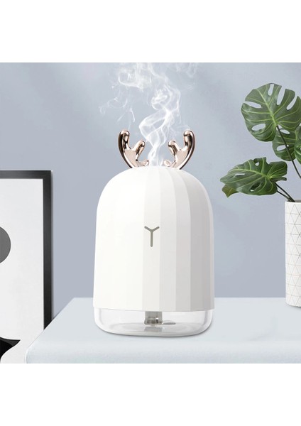 Lovely Humidifier 7 LED Işıklı Hava Nemlendirici Aroma Buhar Makinesi 220ML Esansiyel Aromatik Temizleyici