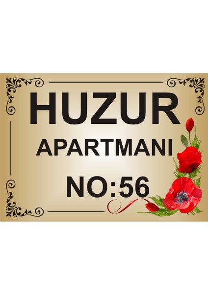 Apartman Isim Tabelası Apartman Tabelası Apartman Girişi Isimliği