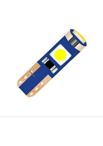 Oto Gösterge Ledi T5 5050 LED Torpito Kadran LED 12V Canbuslı Beyaz 10 Adet