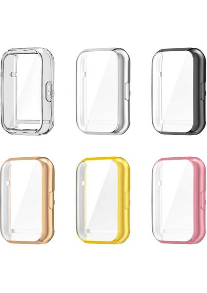 Huawei Watch Fit 2 Akıllı Saat Silikon Kasa Koruyucu Gard 02 Gümüş fırsatları