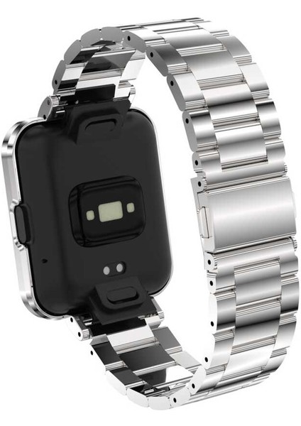 Xiaomi Redmi Watch 2 Lite Metal Katlamalı Kordon Kayış KRD-60 Lacivert modelleri