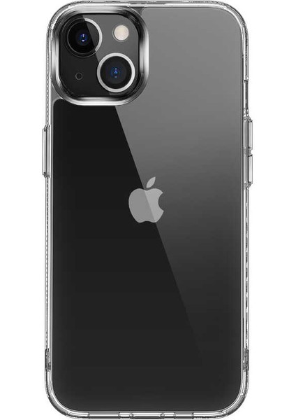 Apple iPhone 14 Plus Kılıf Çift Katmanlı Şeffaf Pürüzsüz Sert Yüzey Silikon Forst SGS Sertifikalı Kapak Şeffaf