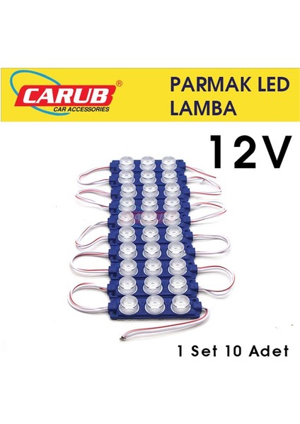 Parmak Modül LED Mavi 12V